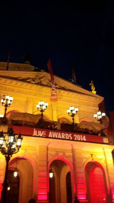 Juve Awards 2014 in der Alten Oper in Frankfurt