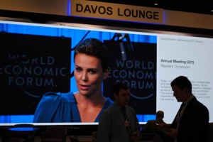 Charlize Theron addresses the WEF (2)