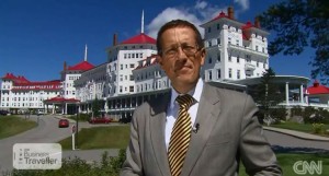 Richard Quest beim Mount Washington Hotel