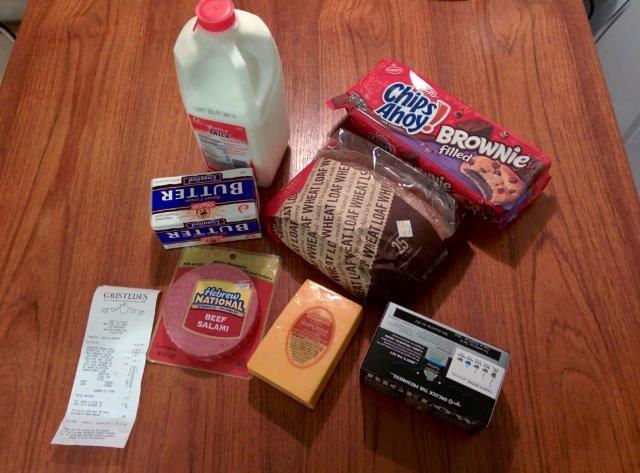 Die Frühstücks-Einkäufe für 32 Dollar