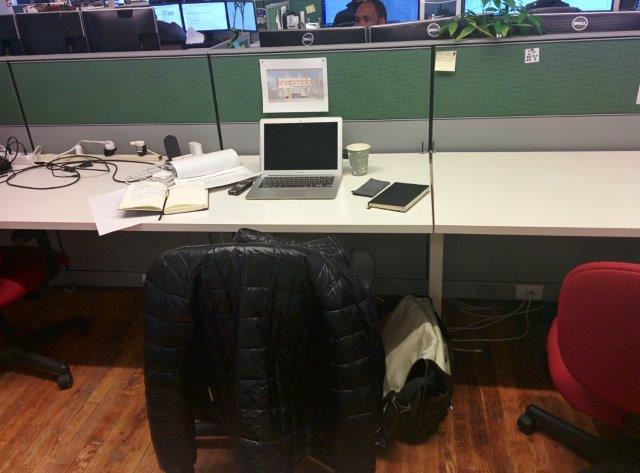 Stephan Naujoks Arbeitsplatz beim Incubator