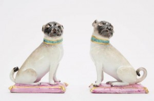 Möpse von Johann Joachim Kandler, Meissen