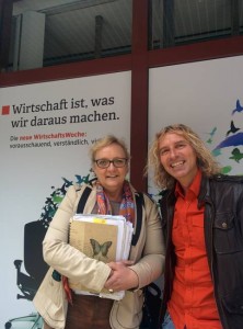 Stephan Naujoks beim WirtschaftsWoche-Redaktionsbesuch mit Claudia Tödtmann
